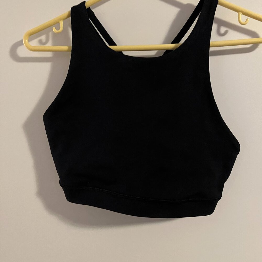 Ladies Black Lululemon Sports Bra